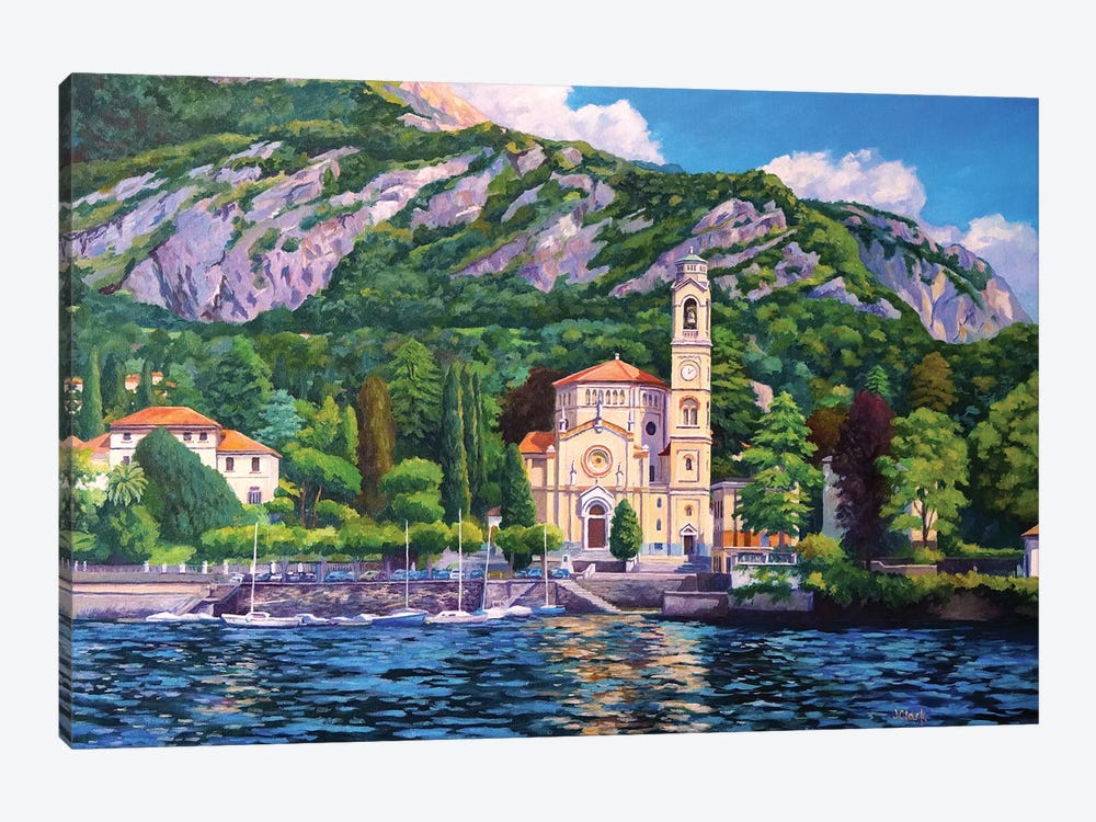 Tremezzo - Lake Como by John Clark 1-piece Canvas Print