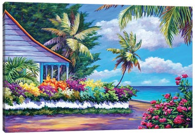 Colorful Wall Canvas Art Print - On Island Time