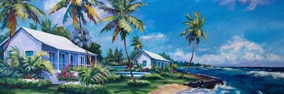 Cottages At Prospect Reef by John Clark canvas print
