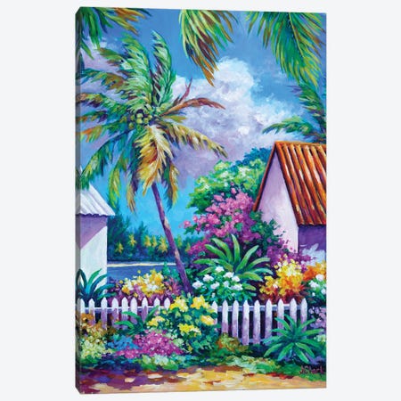 Garden At Cayman Kai Canvas Print #ARK16} by John Clark Canvas Art