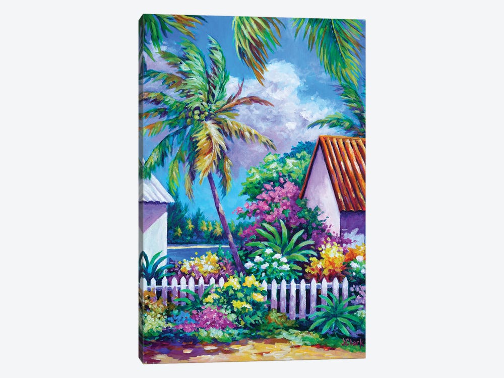 Garden At Cayman Kai by John Clark 1-piece Canvas Art
