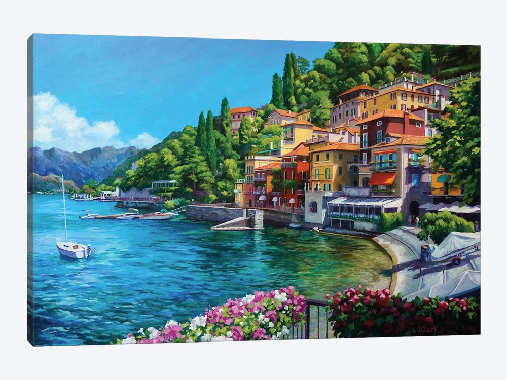 Varenna - Lake Como by John Clark 1-piece Canvas Print