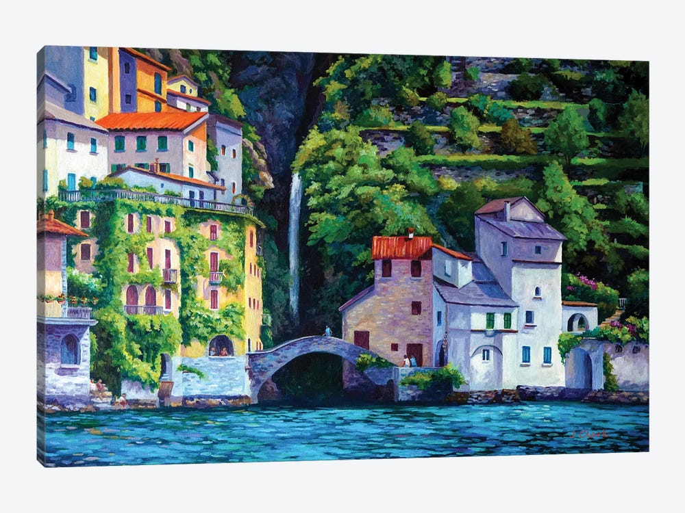 Nesso - Lake Como by John Clark 1-piece Canvas Art