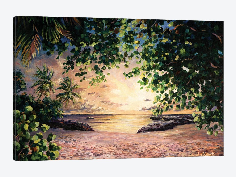 Sunset At Smith Cove by John Clark 1-piece Canvas Artwork