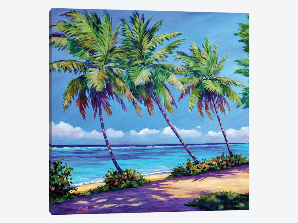 Palms At The Island's End by John Clark 1-piece Art Print