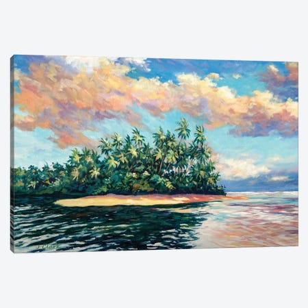 Sunset On The River Ortoire - Trinidad Canvas Print #ARK40} by John Clark Canvas Wall Art