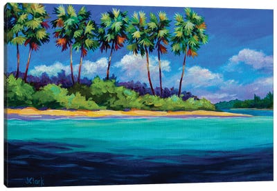 Glowing Waters Canvas Art Print - On Island Time