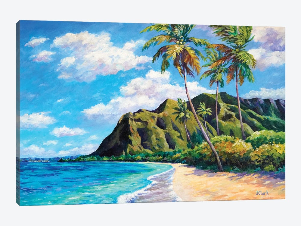 Kaaawa Beach - Hawaii by John Clark 1-piece Canvas Artwork