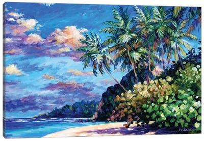 Beach At Ortoire - Trinidad Canvas Art Print - Caribbean Art