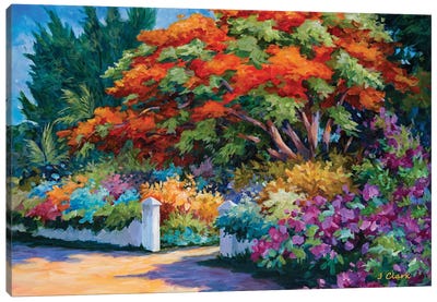 Garden Gate Canvas Art Print - John Clark