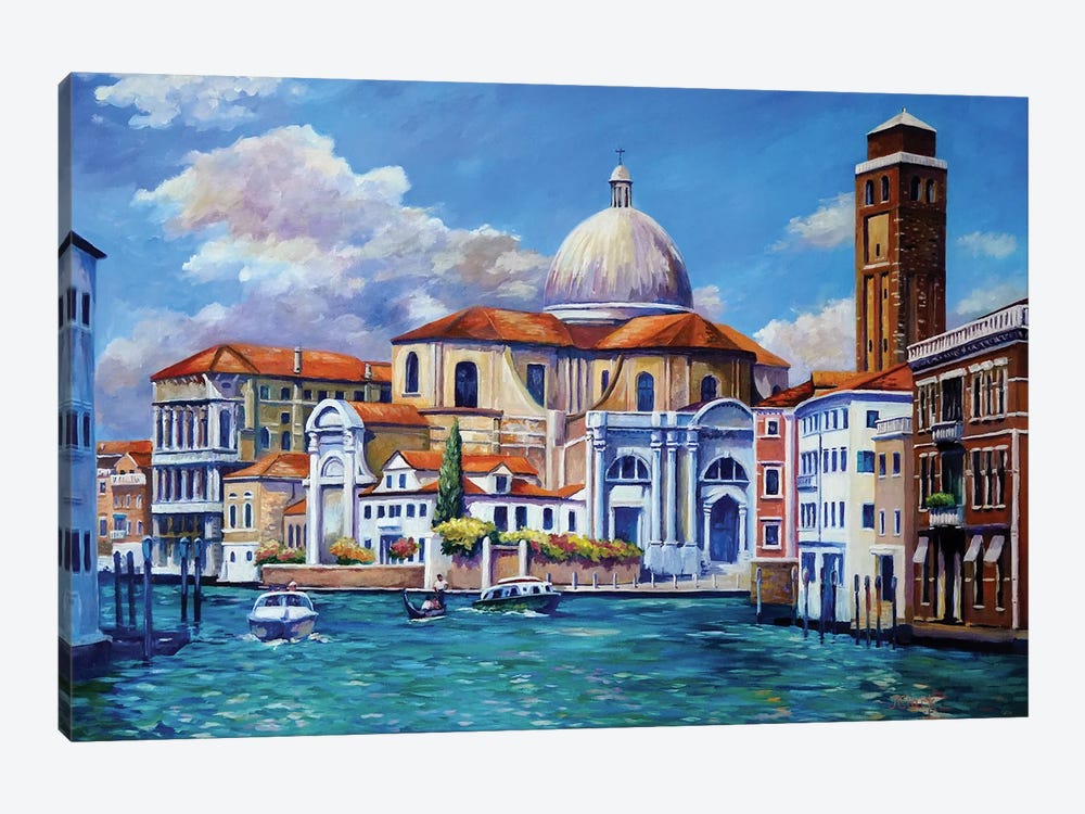 Santa Maria Della Salute - Venice by John Clark 1-piece Art Print
