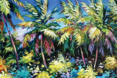 Palms Together by John Clark canvas print