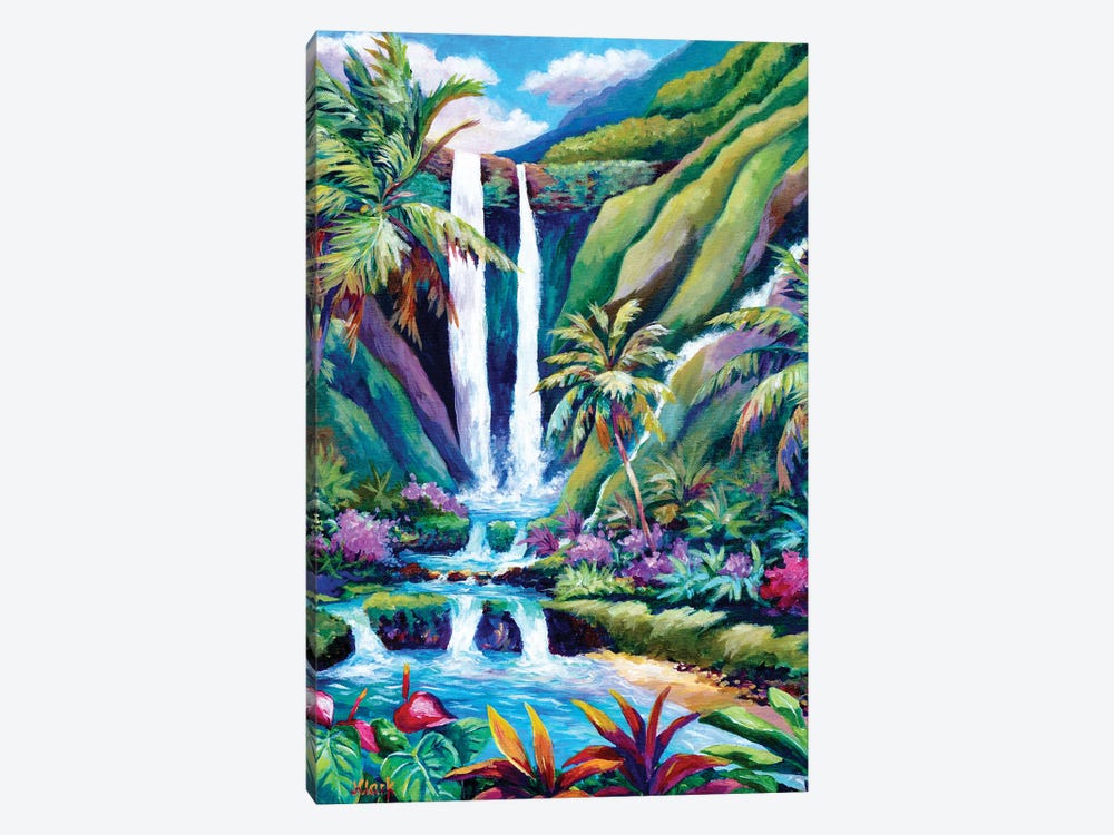 Paradise Falls by John Clark 1-piece Canvas Print