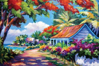 Sunlight And Shadows by John Clark canvas print