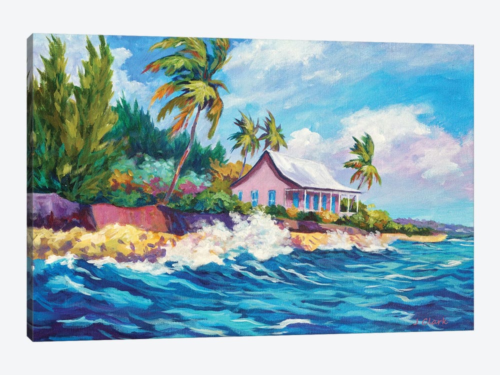 Cottage At Prospect Reef by John Clark 1-piece Canvas Art Print