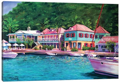 Soper's Hole - Tortola Canvas Art Print - Caribbean Art