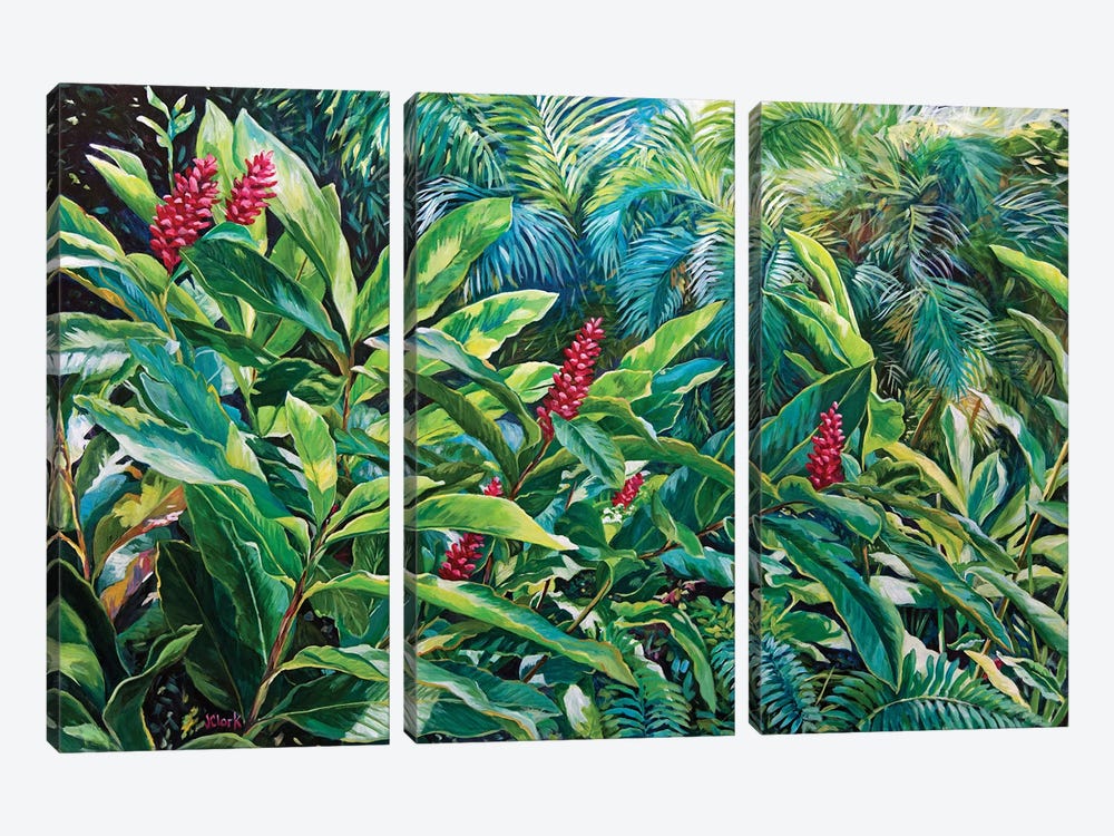 Jungle by John Clark 3-piece Canvas Wall Art