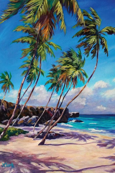 Bottom Bay Beach - Barbados by John Clark framed wall art