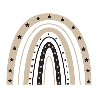 Boho Rainbow XXVIII by Art Mirano framed canvas print