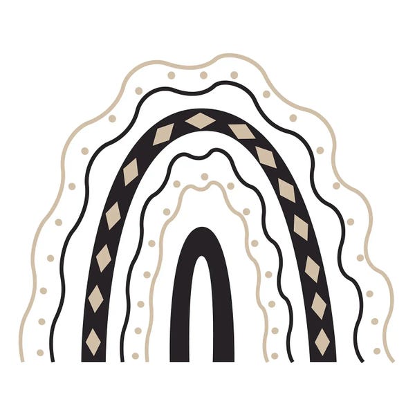 Rainbows: Boho Rainbow XXX by Art Mirano