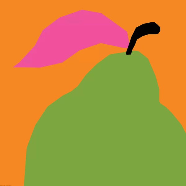Pop Art Kitchen: Green Pear by Art Mirano