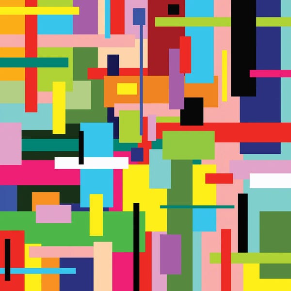 Art Mirano: Abstract Panda by Art Mirano