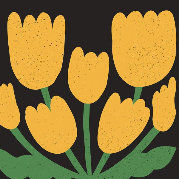 Minimalist Red Flowers IV