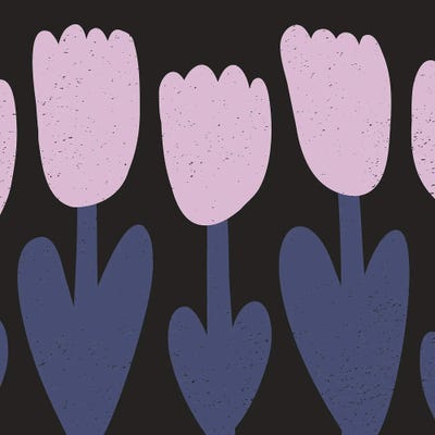 Minimalist Red Flowers V by Art Mirano multi panel art