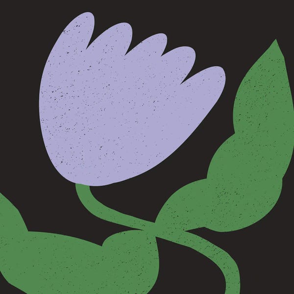 Dopamine Decor: Minimalist Flower VIII by Art Mirano