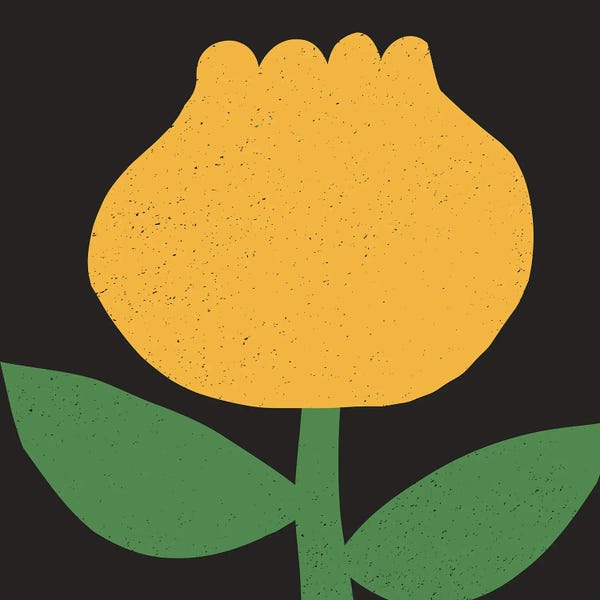 Art Mirano: Minimalist Flower X by Art Mirano
