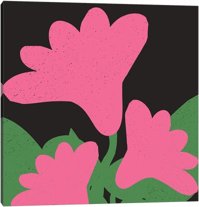 Minimalist Flowers XVI Canvas Art Print - Minimalist Nursery