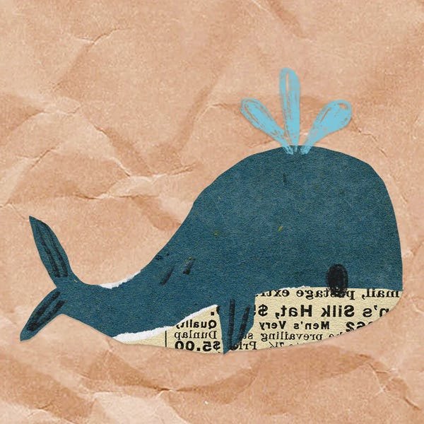 Whales: For Kids Room XI by Art Mirano