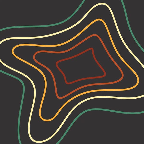 Art Mirano: Minimalist Coloring Illusion LXXXV by Art Mirano