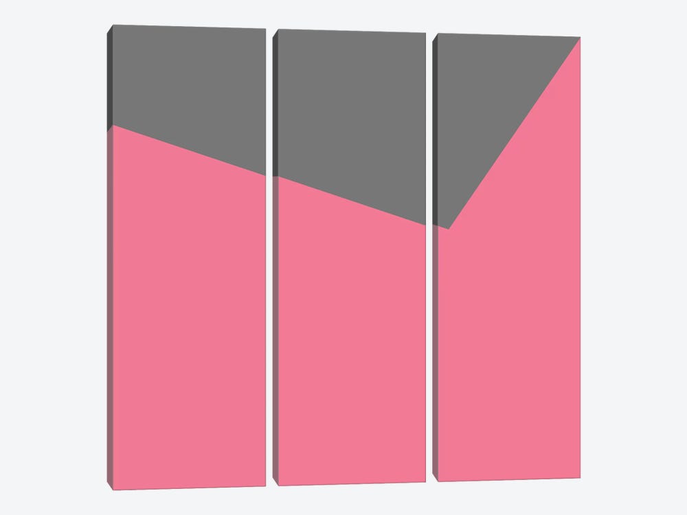 Mirra Gray Pink by Art Mirano 3-piece Art Print