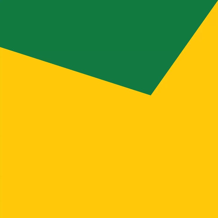 Mirra Green Yellow by Art Mirano wall art