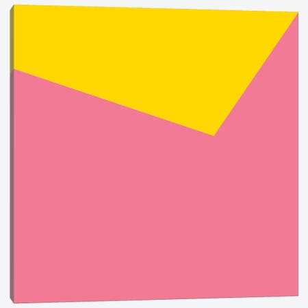 Mirra Pink Yellow Canvas Print #ARM146} by Art Mirano Canvas Art Print
