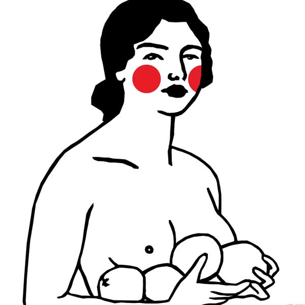 Black & White & Red: Ofelia by Art Mirano