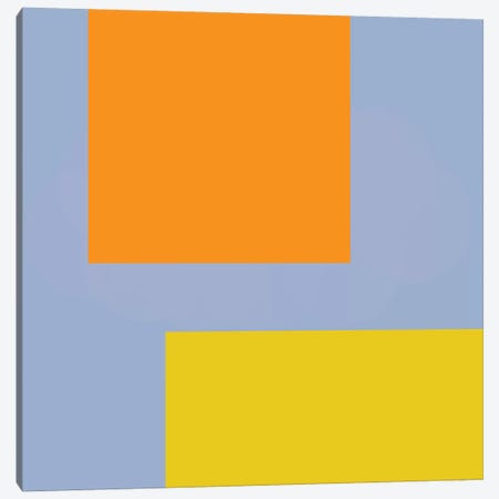 Orange Blue Yellow Canvas Print #ARM156} by Art Mirano Canvas Art