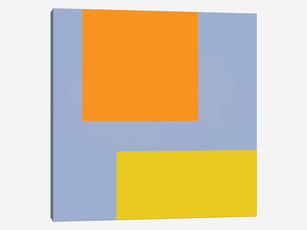 Orange Blue Yellow by Art Mirano 1-piece Canvas Artwork