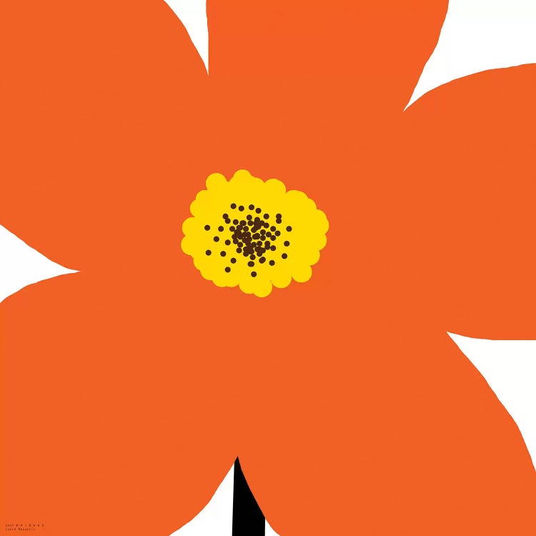 Orange Flower by Art Mirano canvas print