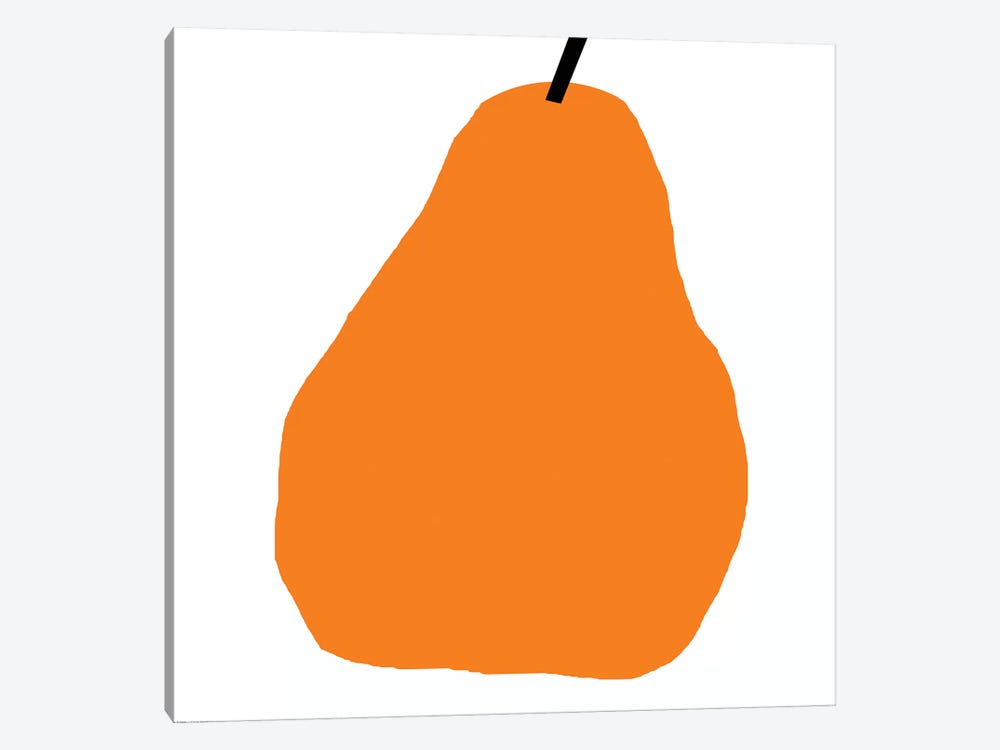 Orange Pear by Art Mirano 1-piece Canvas Art