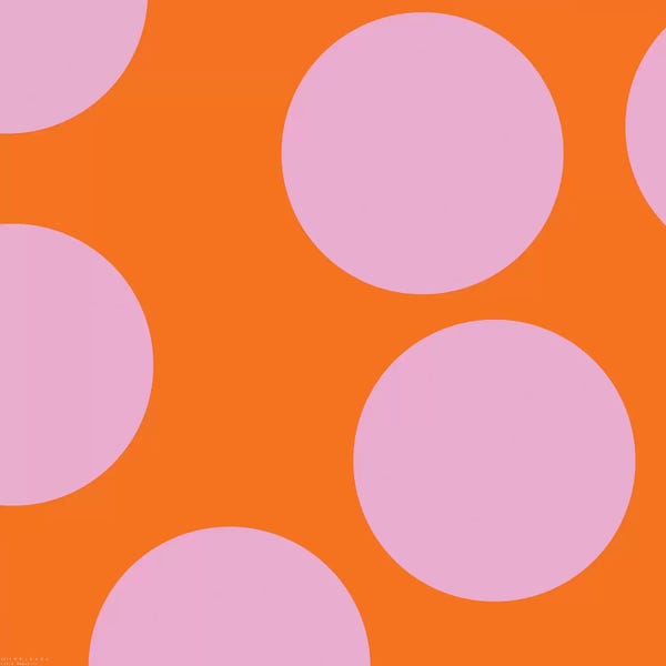 Art Mirano: Pink Circles by Art Mirano