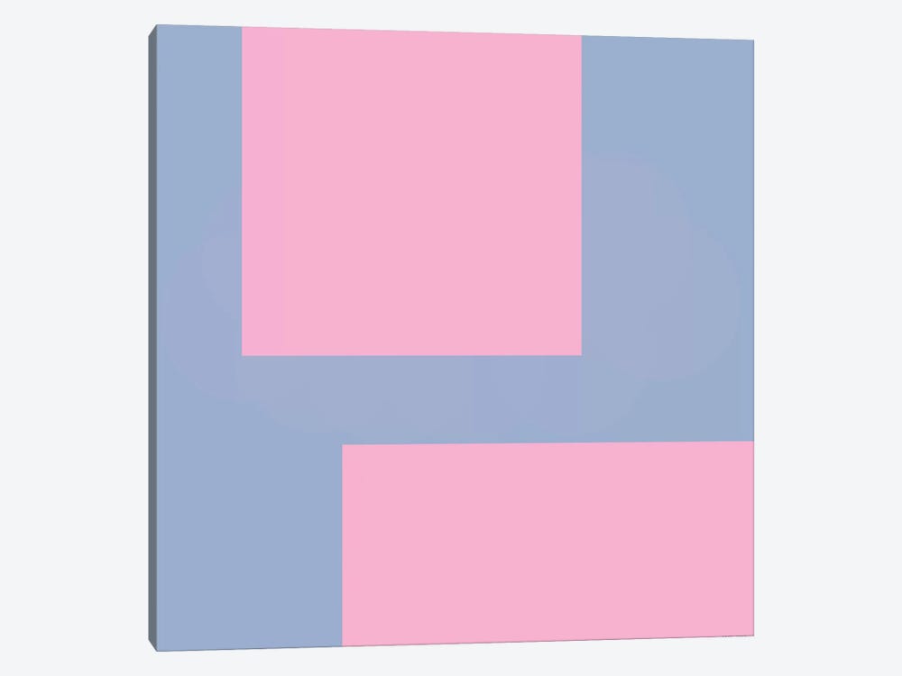Pink Corners by Art Mirano 1-piece Canvas Artwork