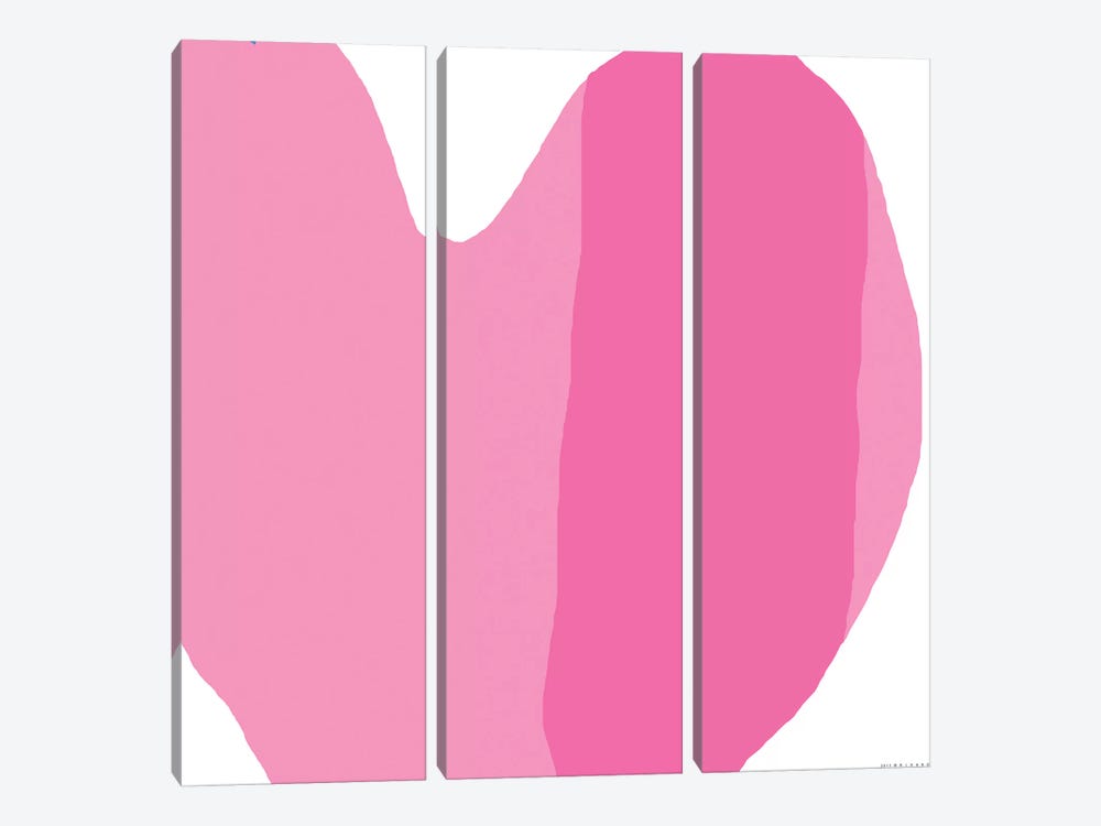 Pink Heart by Art Mirano 3-piece Art Print