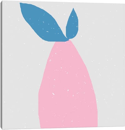 Pink Nature Canvas Art Print - Pop Art for Kitchen
