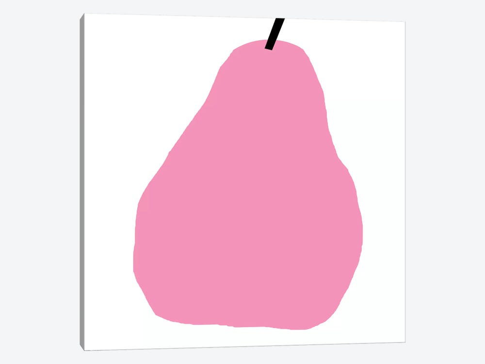 Pink Pear by Art Mirano 1-piece Canvas Art Print