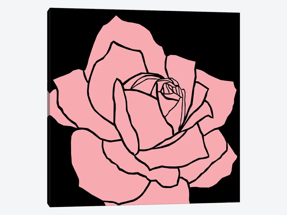 Pink Rose by Art Mirano 1-piece Art Print