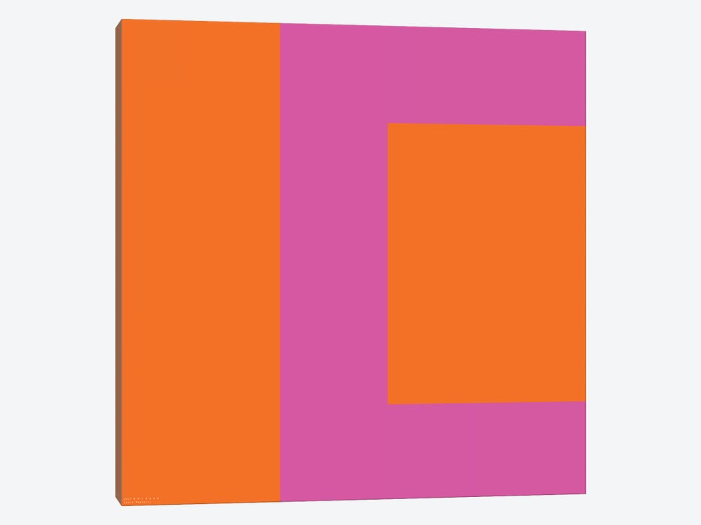 Pink Square by Art Mirano 1-piece Canvas Wall Art