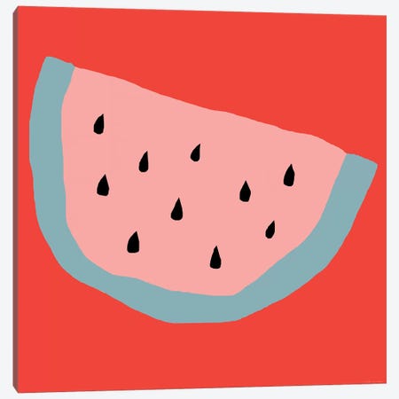 Pink Watermelon Canvas Print #ARM182} by Art Mirano Canvas Wall Art