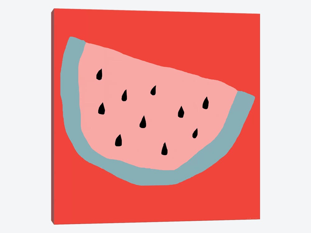 Pink Watermelon by Art Mirano 1-piece Canvas Art Print